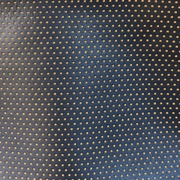 Dooney & Bourke Vintage Cabrio Perforated Polka Dot Leather Hobo Shoulder Bag - Picture 10 of 11